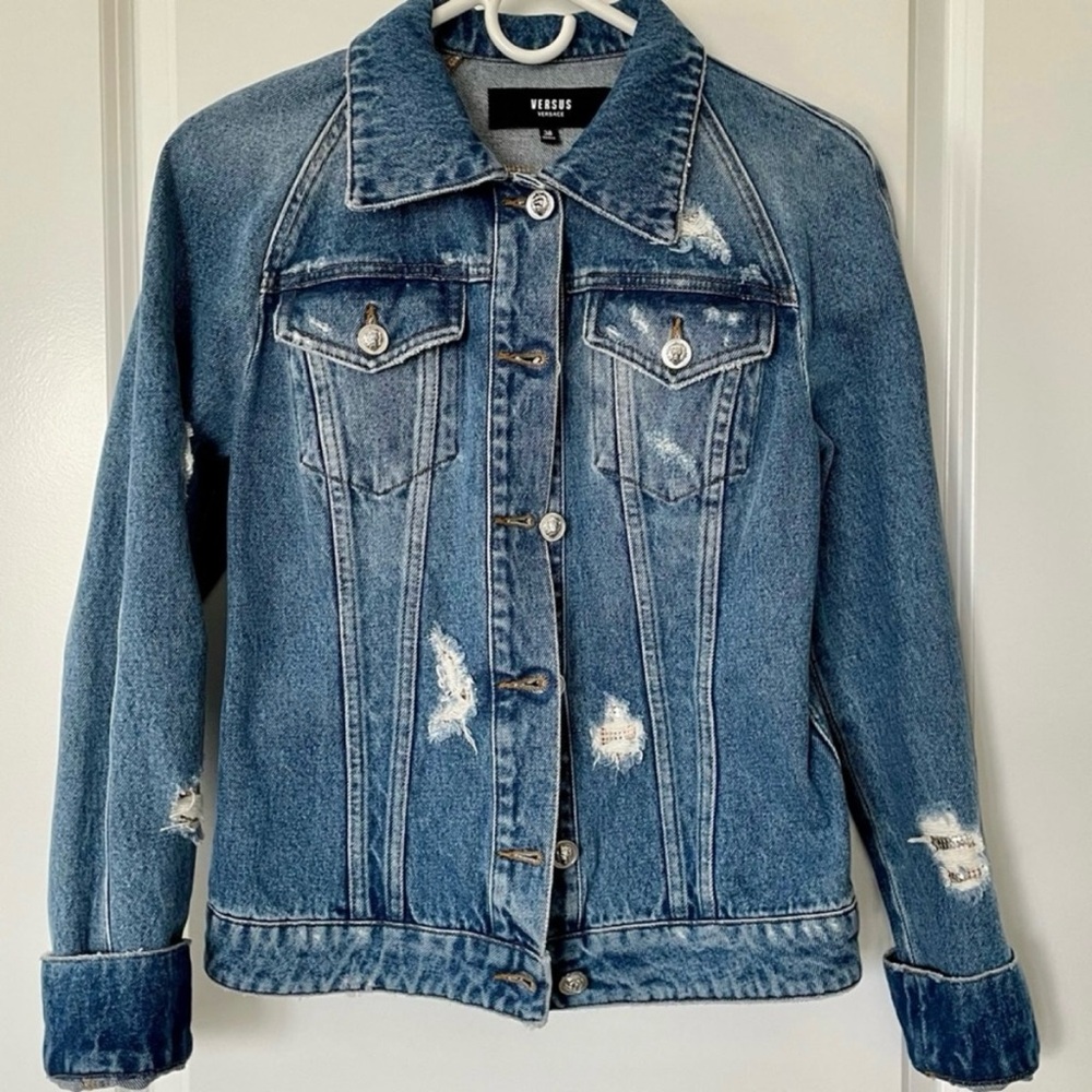 NEW Versus by Versace Jean Jacket Size 38 (US 2)